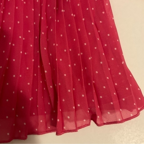 ⭐️3/$25 Baby Gap Polka dot  Pleated blouse Size 6-12 months - Picture 7 of 8